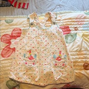 Adorable Unicorn Polka Dot Kids romper